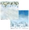 ScrapAndMe “Frosty Days” 12x12 Scrapbook Paper Pack | 5 Double-Sided Sheets + Bonus Cover | Christmas & Winter Crafts